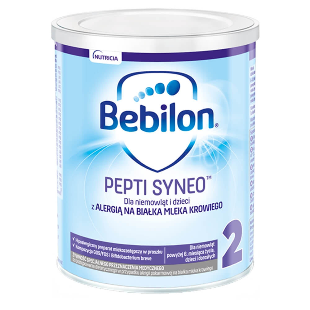 Bebilon PEPTI 2 SYNEO , mleko zastępcze dla dzieci i niemowląt z alergią na białka mleka krowiego, 400 g