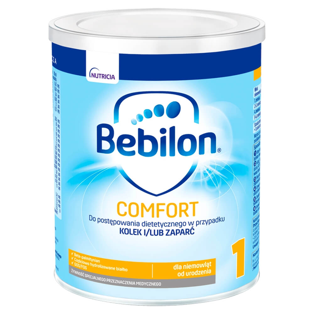 Bebilon ProExpert COMFORT 1, mleko modyfikowane początkowe w proszku dla niemowląt, 400 g