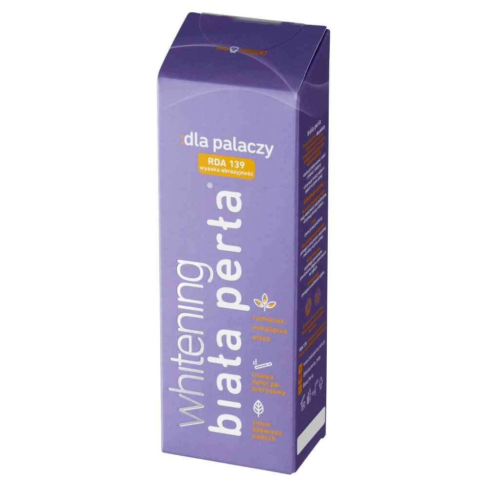 Biała Perła Pasta do zębów,  wybielająca dla palaczy, 75 ml