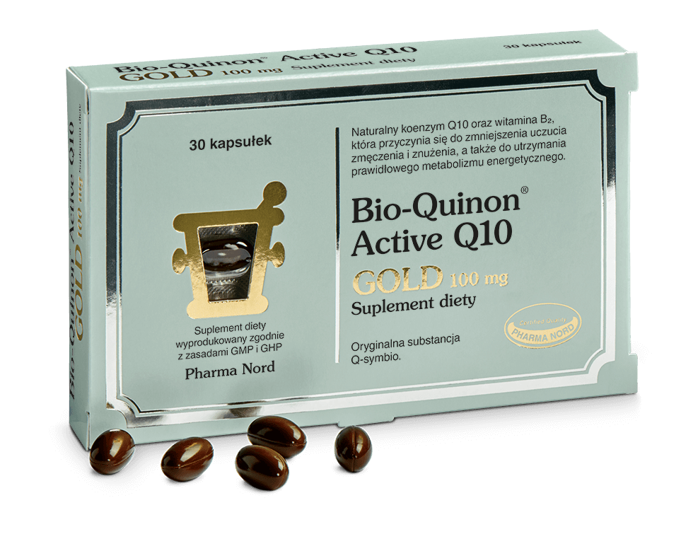 Bio-Quinon Active Q10 Gold, kapsułki zmniejszające uczucie zmęczenia, 30 szt.