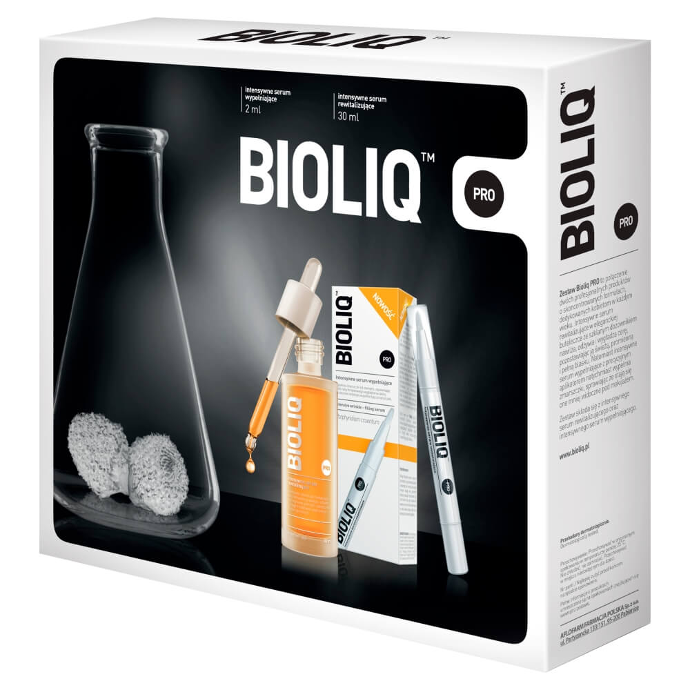 Bioliq PRO, zestaw, serum rewitalizujące, 30 ml + serum wypełniające, 2 ml