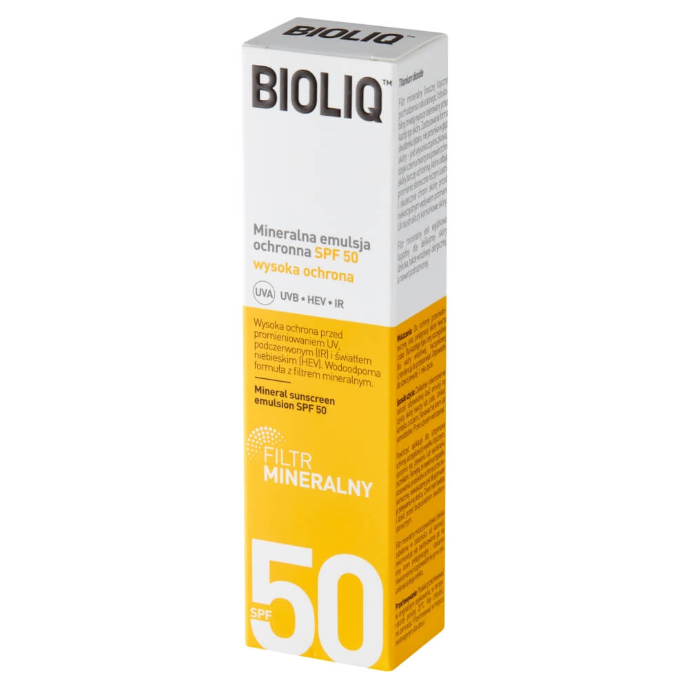 Bioliq SPF, emulsja mineralna ochronna SPF 50, 30 ml