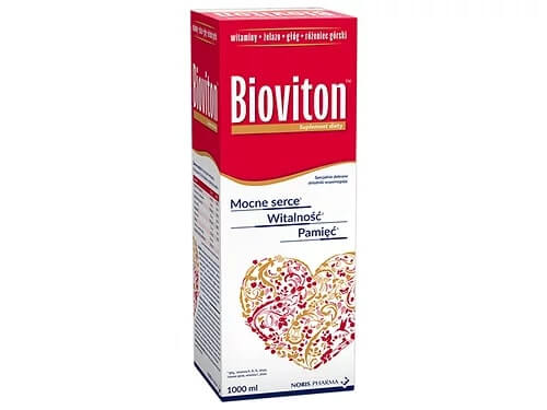 Bioviton, płyn ze składnikami wspierającymi witalność, 1 l