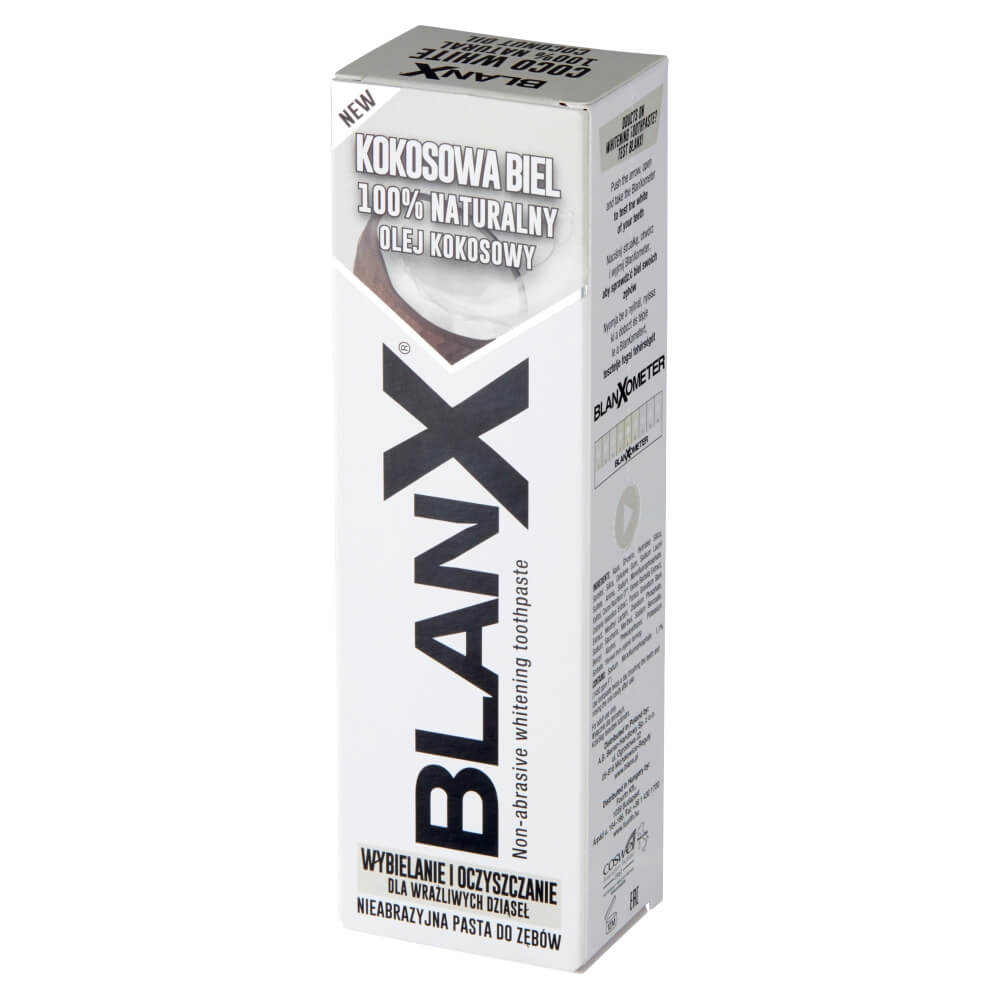BlanX Coco White, wybielająca pasta do zębów, 75 ml