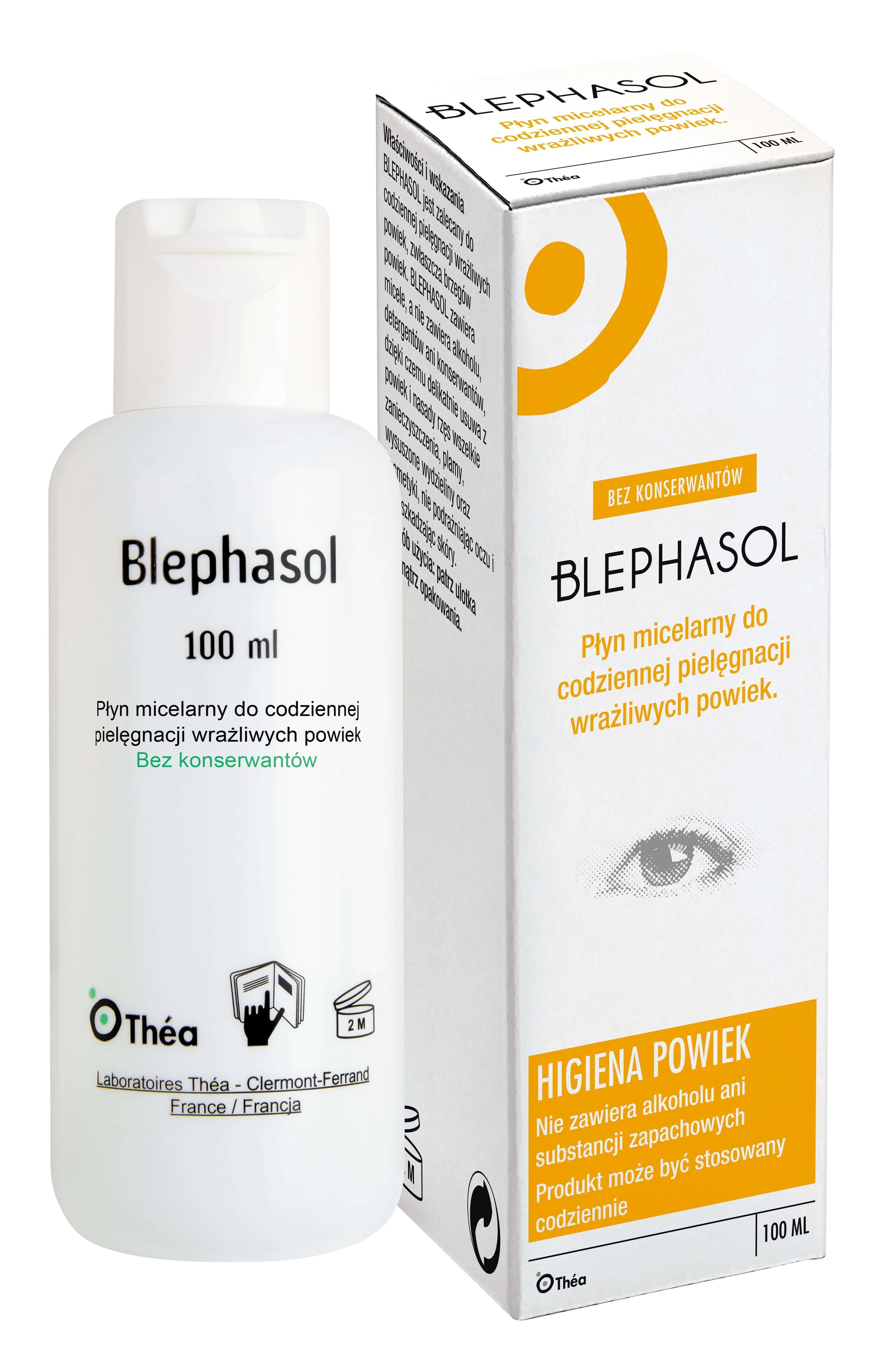Blephasol, płyn micelarny do pielęgnacji wrażliwych powiek, 100 ml