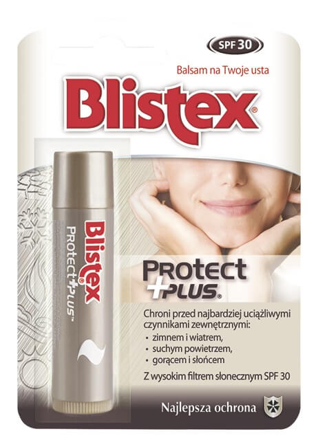 Blistex Protect Plus, balsam do ust chroniący przed czynnikami zewnętrznymi, SPF 30, 4,25 g