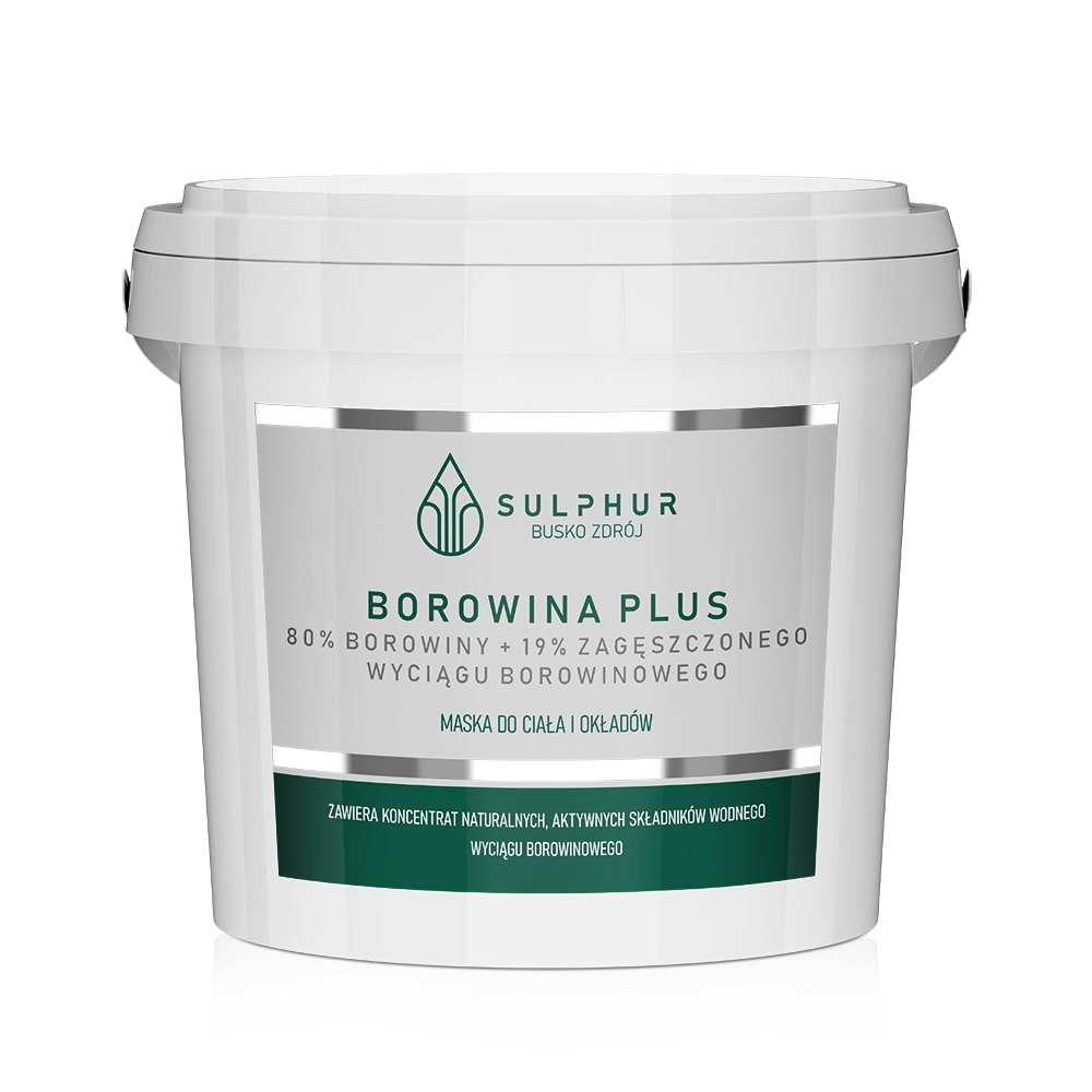 Sulphur Borowina Plus, maska do ciała i okładów  1kg