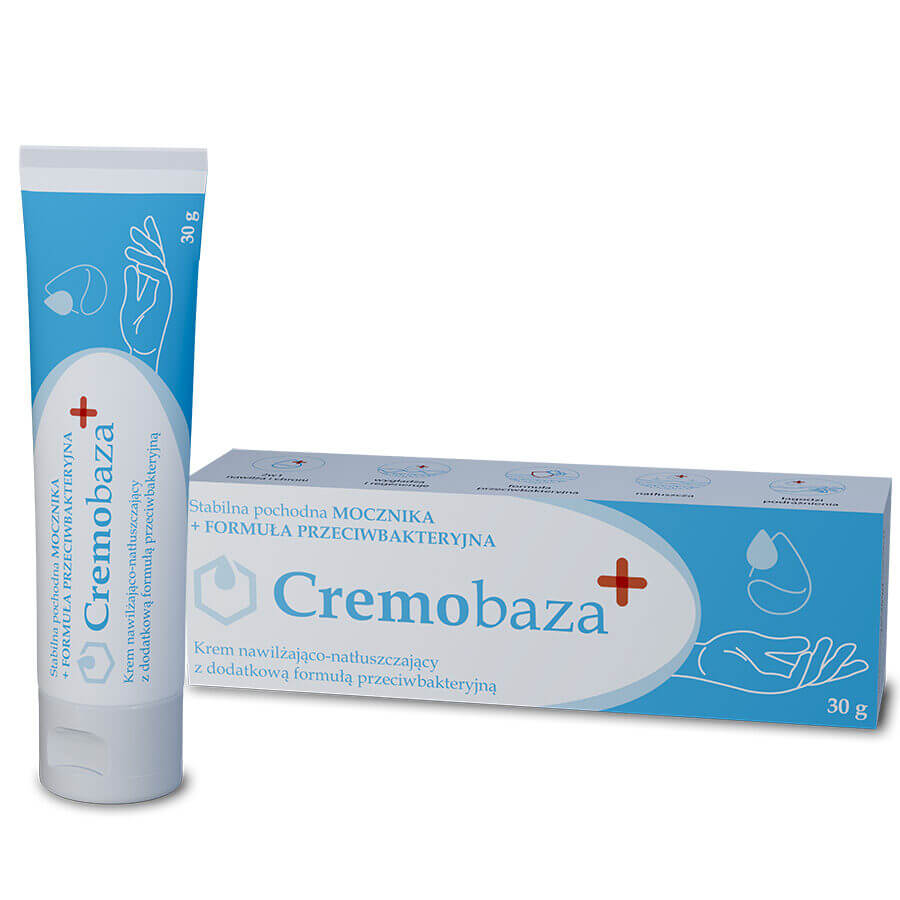 Cremobaza, krem nawilżająco – natłuszczający z formuła przeciwbakteryjną, 30 g