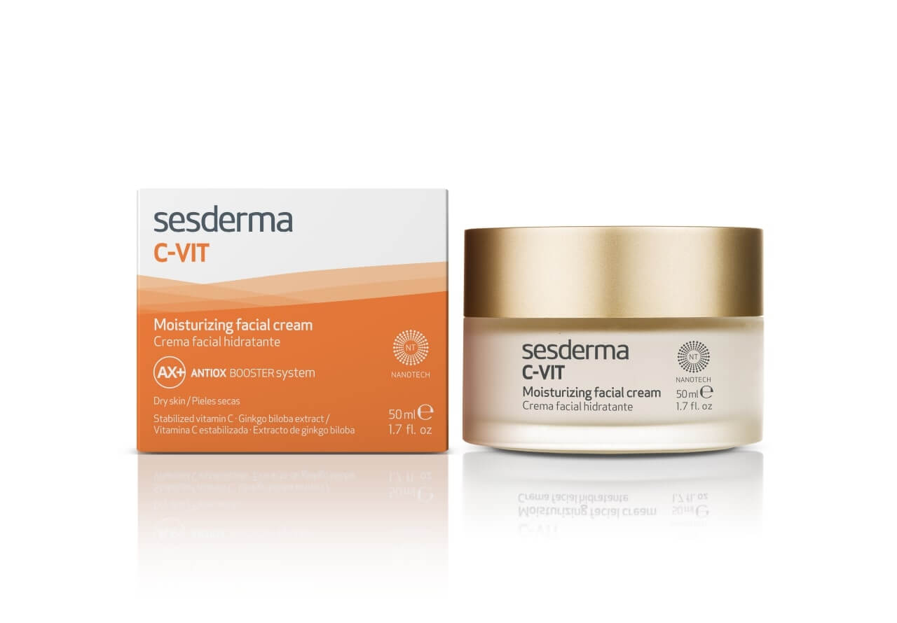 SESDERMA C-VIT, krem nawilżający do twarzy, 50 ml KRÓTKA DATA 31.08.2026