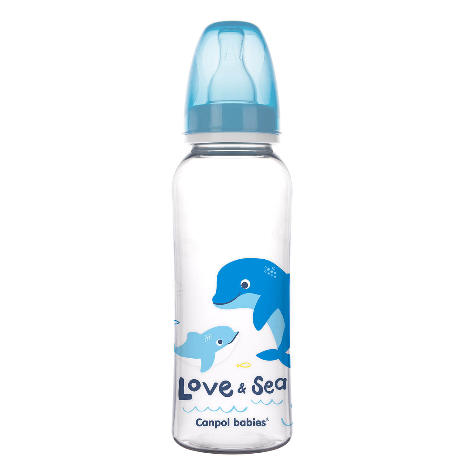 Canpol Babies LOVE & SEA, butelka wąska o pojemności 250 ml, 59/400, 1 szt.