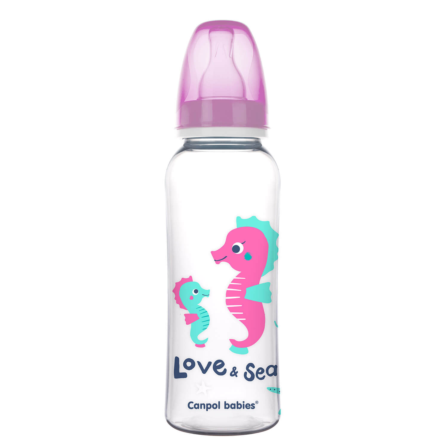 Canpol Babies LOVE & SEA, butelka wąska o pojemności 250 ml, 59/400, 1 szt.