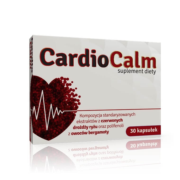 Cardio Calm, kapsułki ze składnikami wspierającymi pracę serca, 30 szt.
