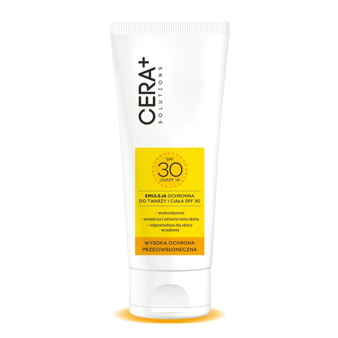 CERA+ SOLUTIONS , emulsja ochronna do twarzy i ciała z filtrami SPF 30, 200 ml