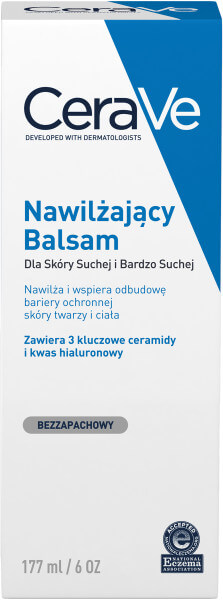 CERAVE nawilżający balsam do skóry suchej i bardzo suchej, 177 ml