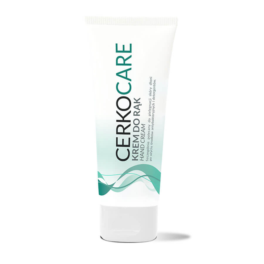 Cerkocare, ochronny krem do rąk z pantenolem i aloesem, 75 ml