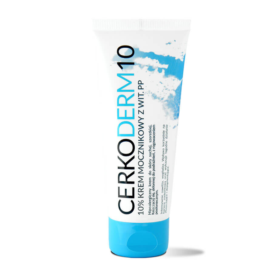 Cerkoderm 10 , krem mocznikowy 10% do dłoni, łokci oraz stóp, 75 ml