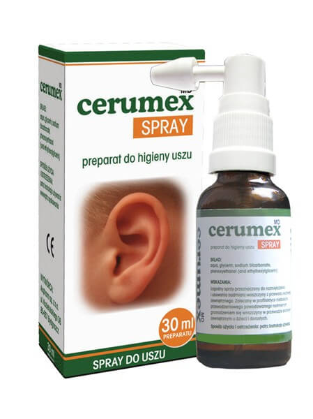 Cerumex MD SPRAY , do higieny uszu, 30 ml