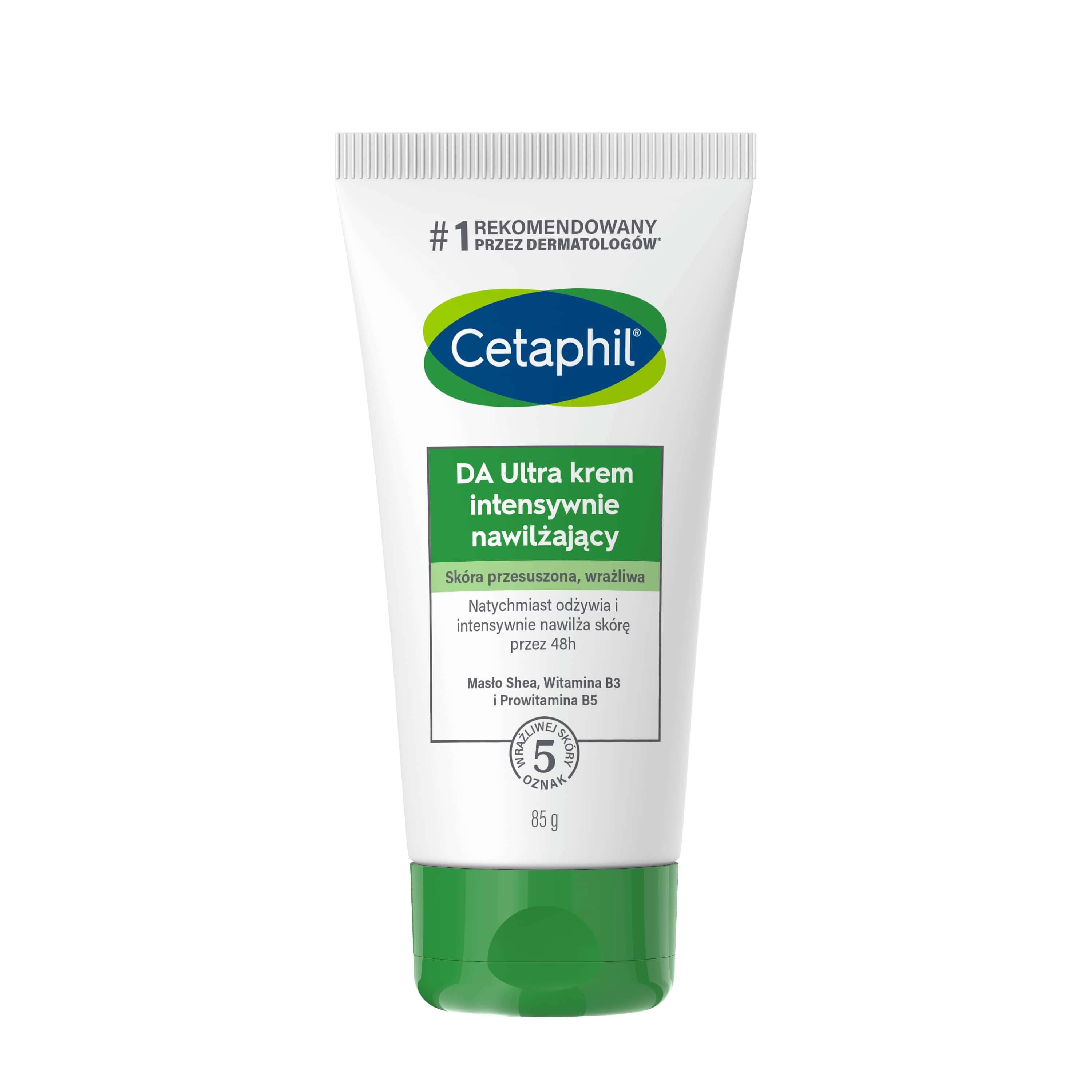 Cetaphil DA Ultra, krem intensywnie nawilżający do skóry przesuszonej i wrażliwej, 85 g