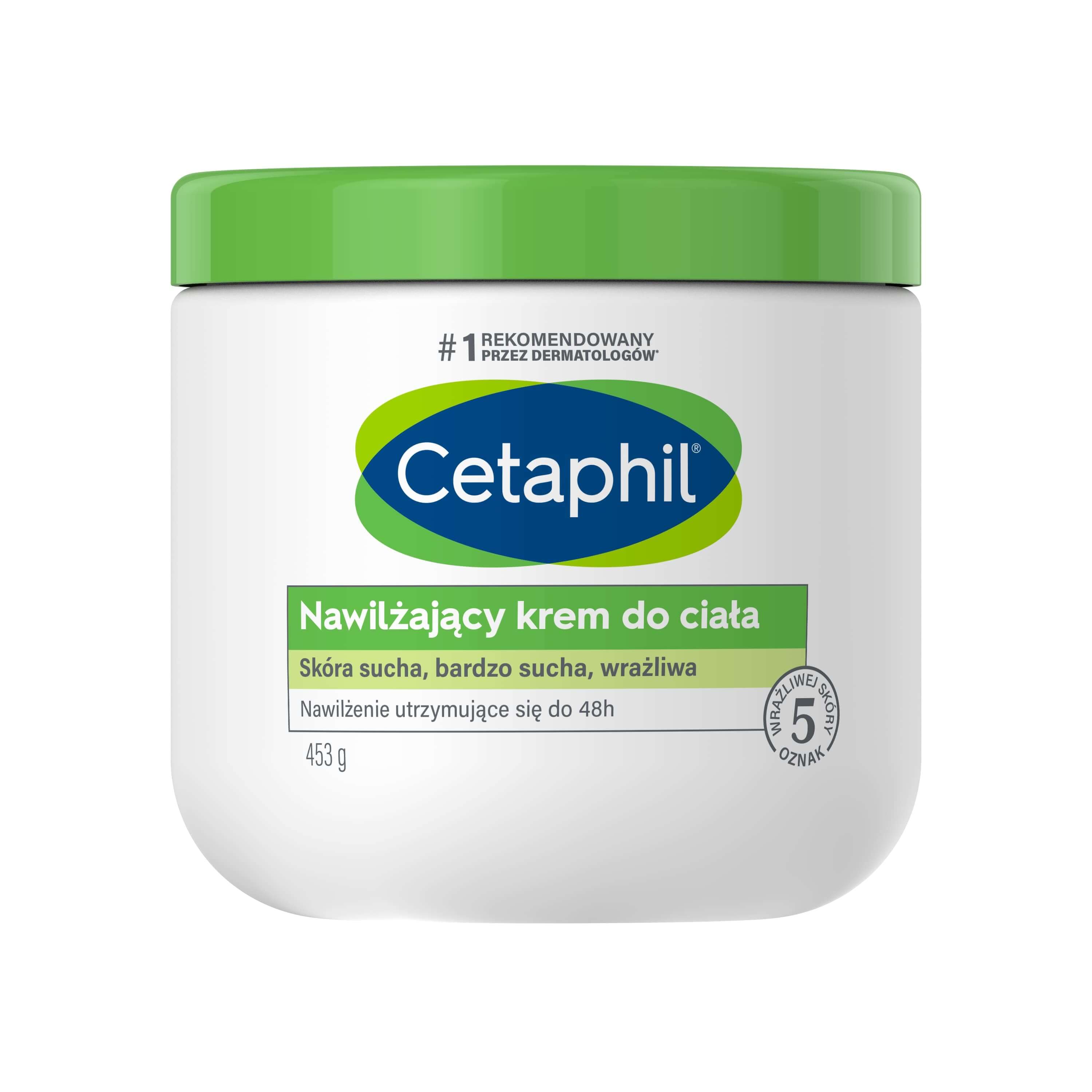 Cetaphil , krem nawilżający do suchej i bardzo suchej skóry ciała, 453 g