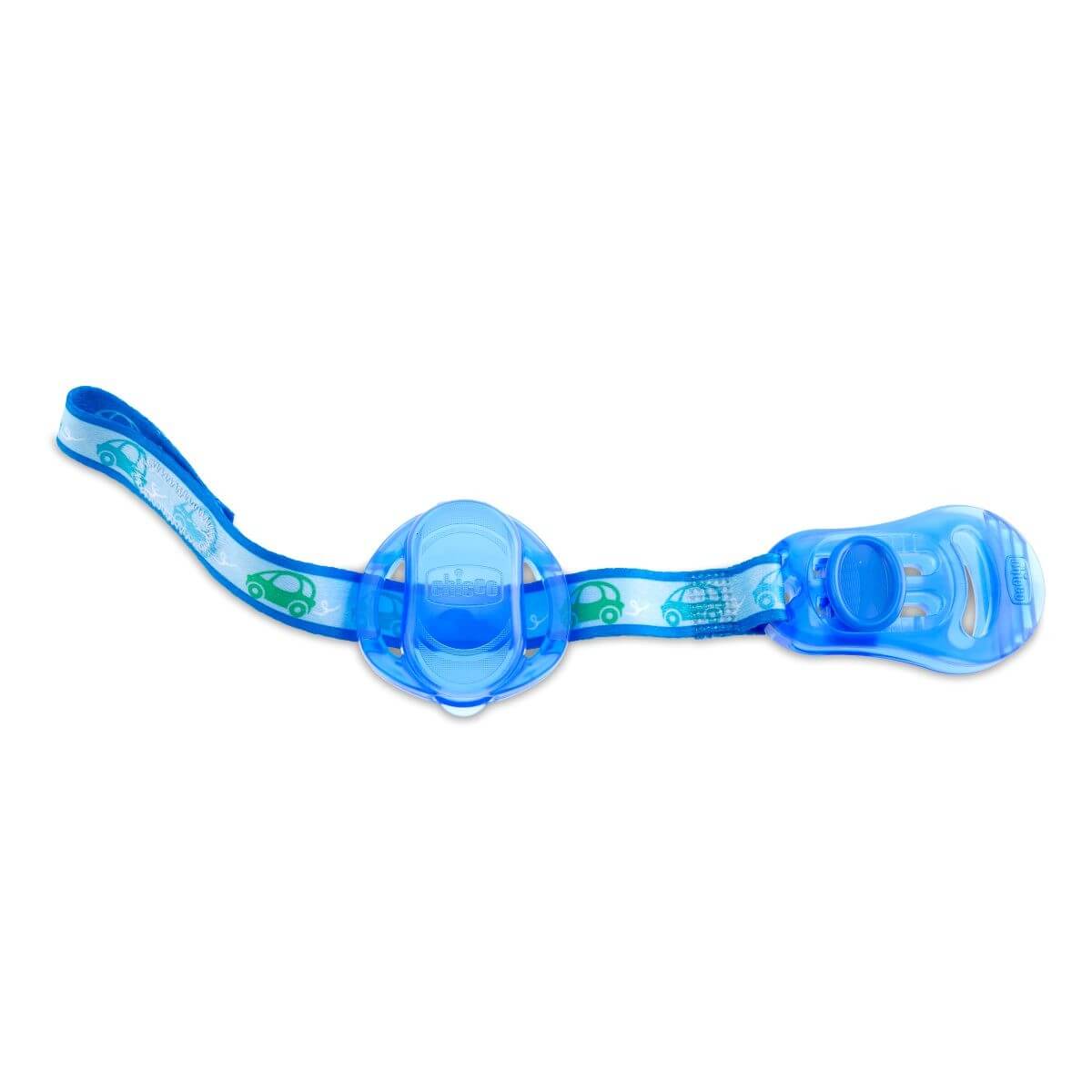 Tasiemka z etui do smoczka, do utrzymania czystości niebieska, 1 szt.