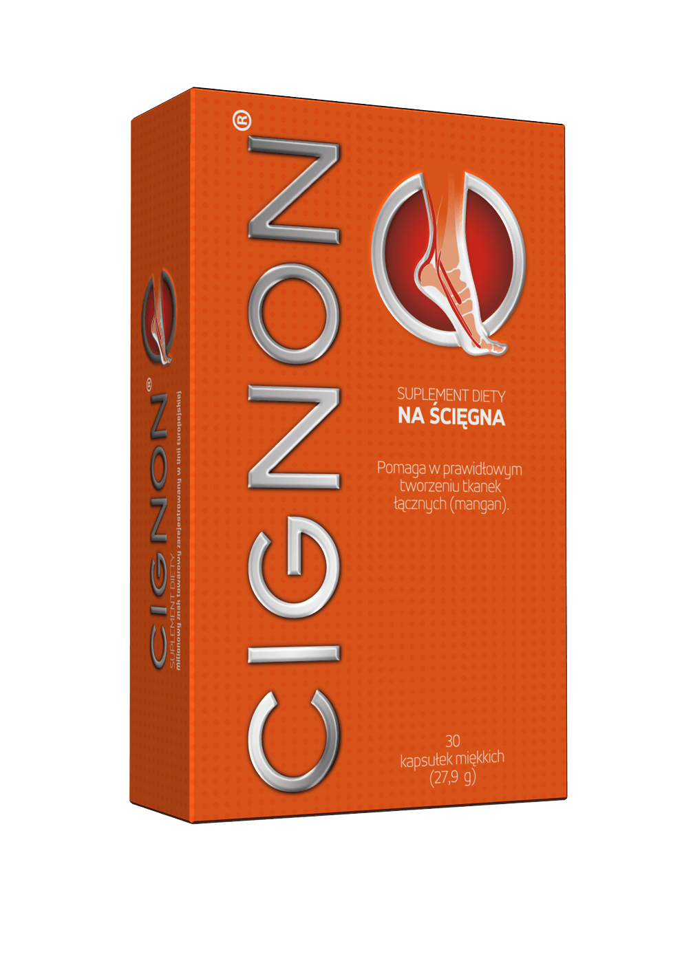 Cignon , kapsułki miękkie ze składnikami wspierającymi mocne ścięgna i więzadła,  30 szt.