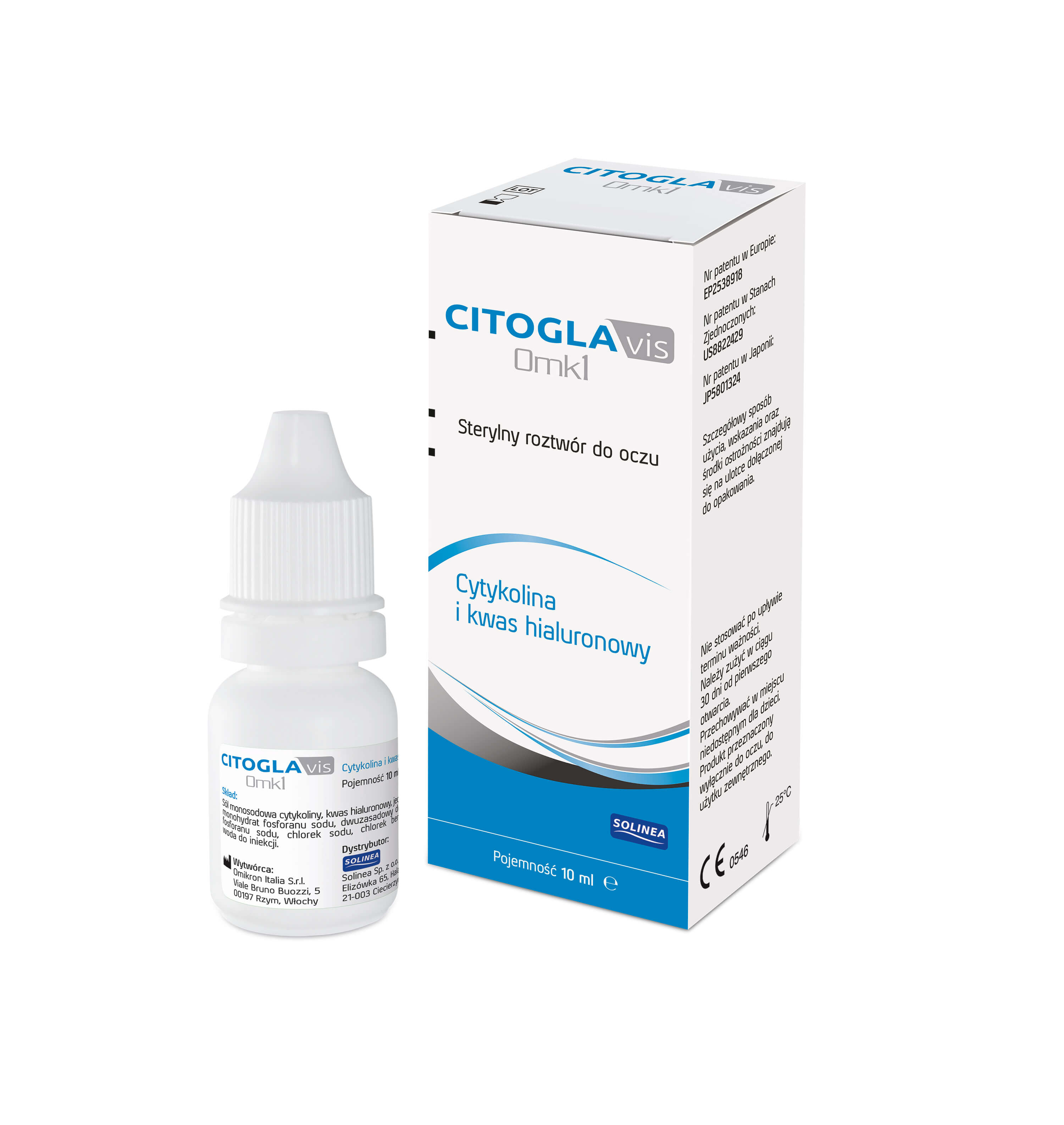 Citogla Vis Omk1 , krople do oczu łagodzące podrażnienia, 10 ml