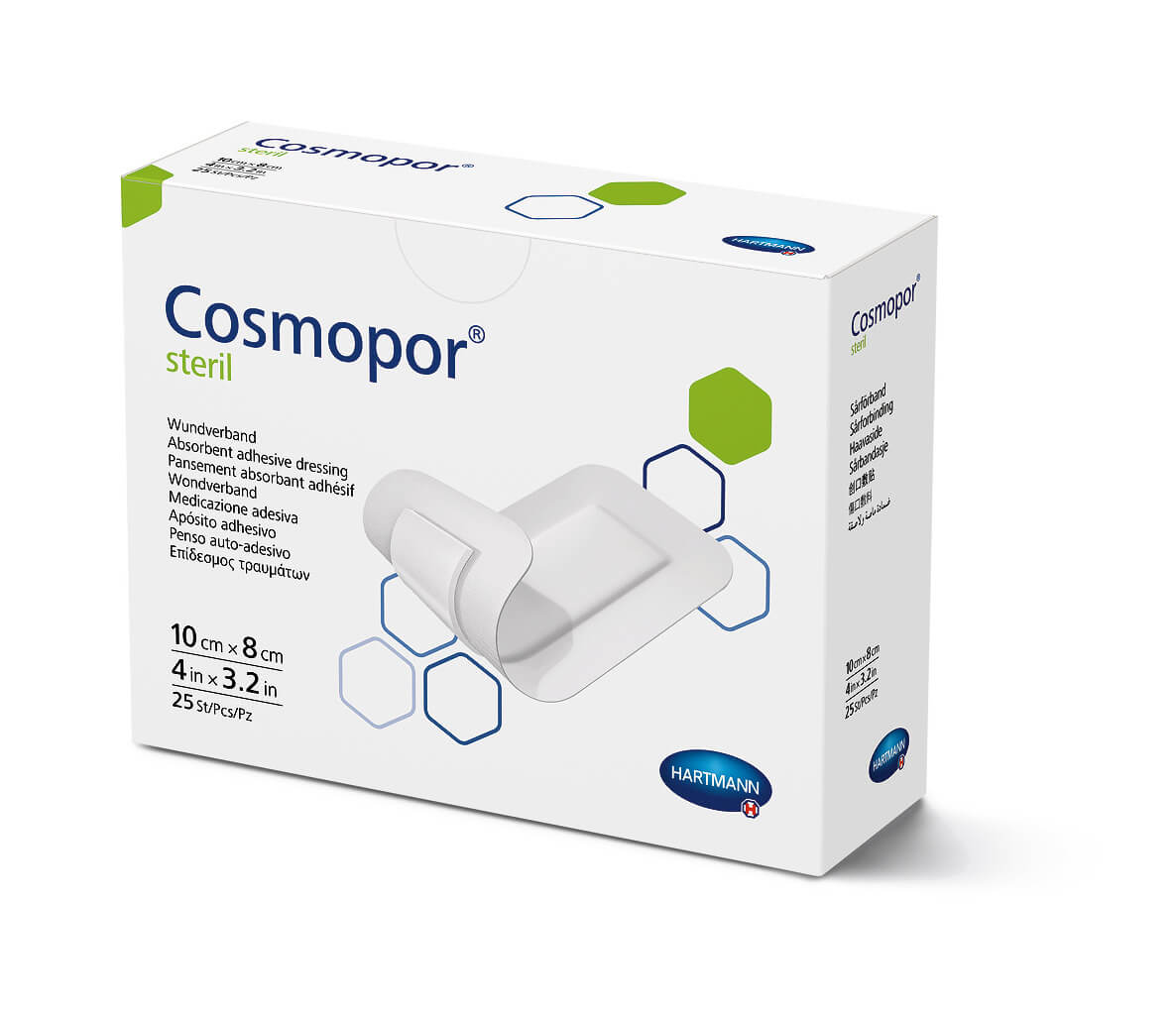 COSMOPOR steril, opatrunek jałowy 10 x 8 cm, 25 szt.