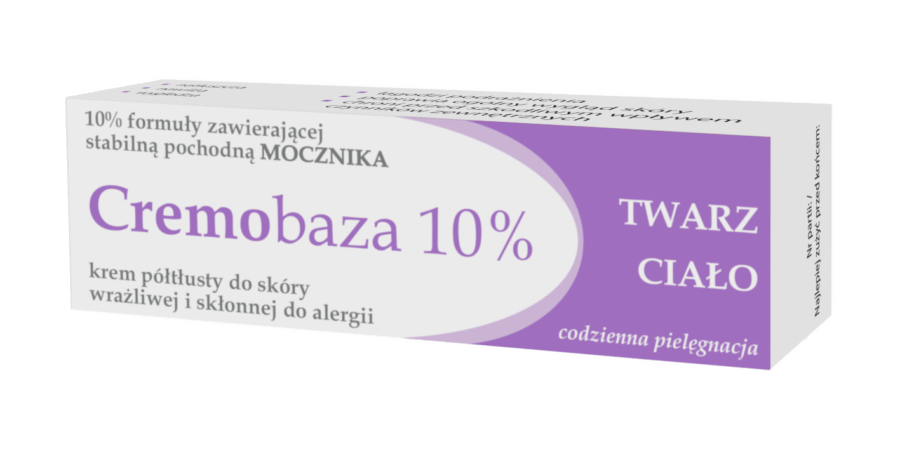 Cremobaza 10% krem nawilżający do skóry wrażliwej i skłonnej do alergii, 30 g