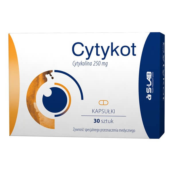 Cytykot kapsułki uzupełniające dietę w składniki wpływające na prawidłowe widzenie, 30 szt.