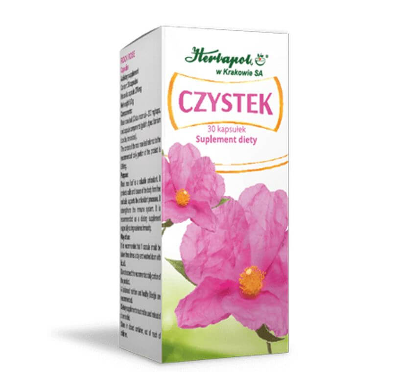 Czystek kapsułki ze składnikami wspierającymi system immunologiczny organizmu, 30 szt.