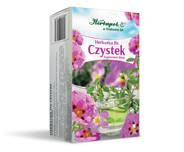 Herbatka Fix Czystek, herbata ze składnikami wzmacniającymi odporność, 30 torebek