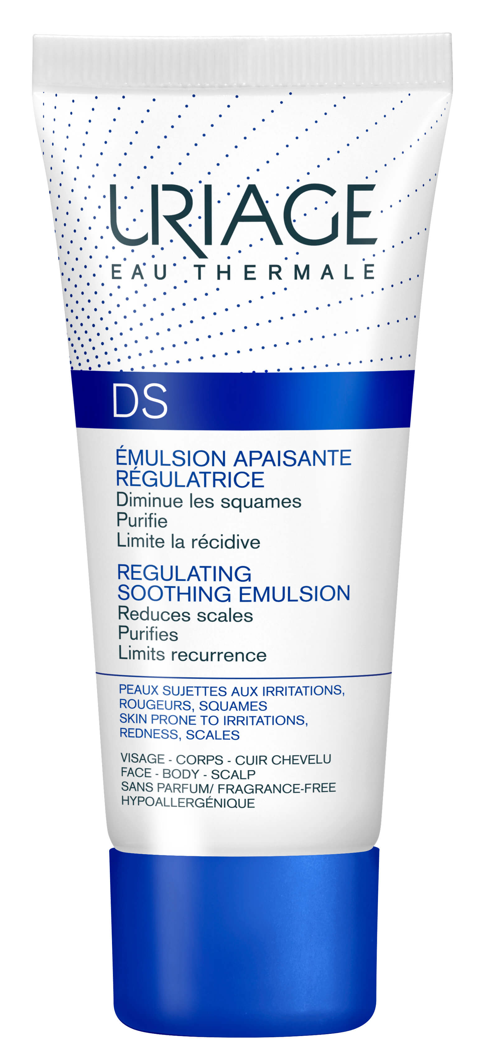 URIAGE D.S., emulsja do wrażliwej skóry twarzy, 40 ml