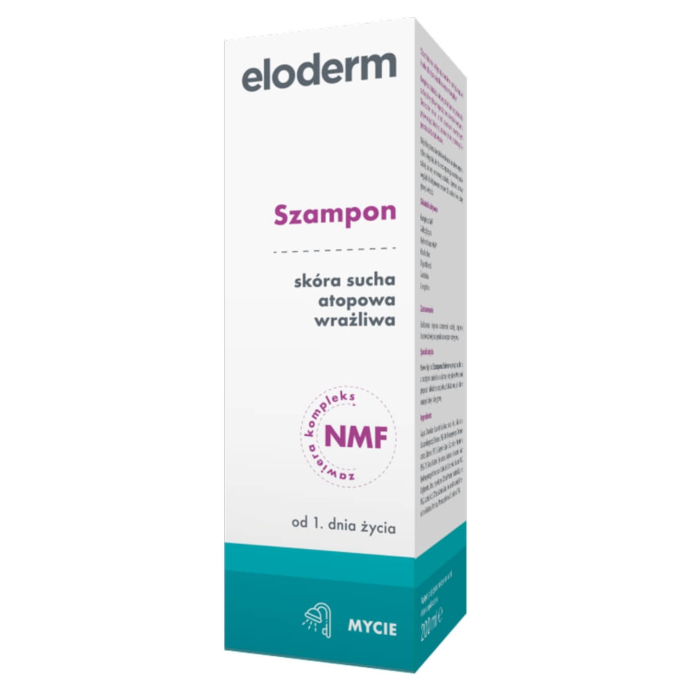 ELODERM Szampon , do skóry suchej atopowej i wrażliwej, 200 ml