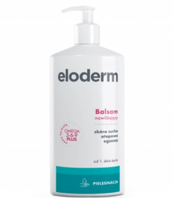 ELODERM Balsam nawilżający , do skóry suchej atopowej i egzemy, 400 ml