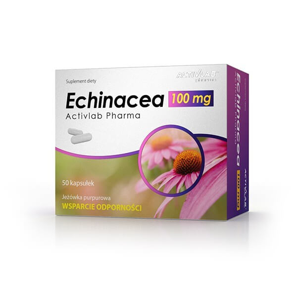 Echinacea, kapsułki ze składnikami wspierającymi odporność, 50 szt.