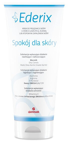 EDERIX, krem do pielęgnacji skóry u osób z łuszczycą, egzemą, AZS, 200 ml