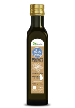 EkaMedica Olej z Nasion Czarnuszki, tłoczony na zimno, 250 ml