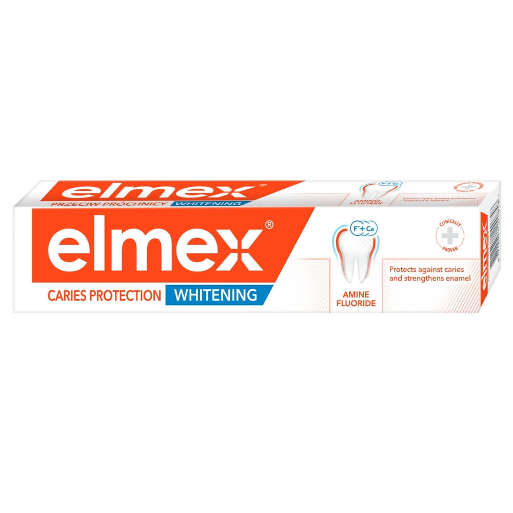 ELMEX Pasta do zębów, przeciwko próchnicy i wybielająca, 75 ml