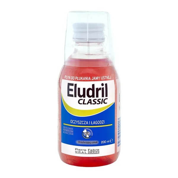 Eludril Classic, płyn do płukania jamy ustnej, 200 ml