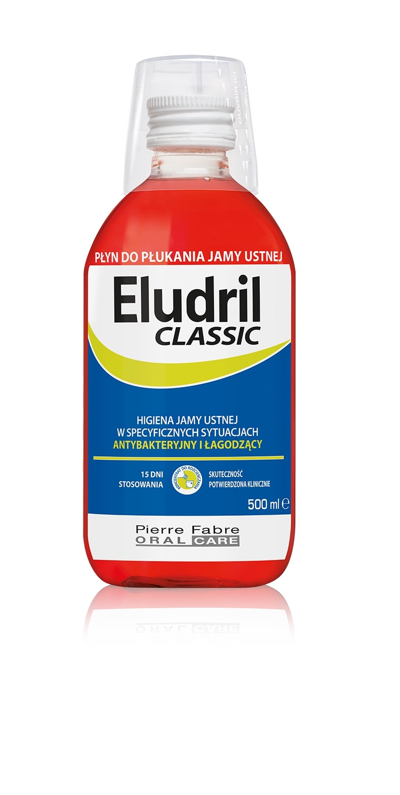 Eludril Classic, płyn do jamy ustnej, 500 ml