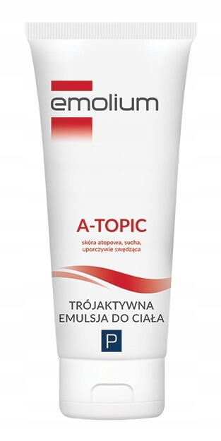 Emolium A-TOPIC, emulsja trójaktywna do suchej, atopowej skóry ciała, 200 ml