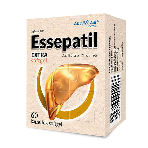 Essepatil Extra Softgel, kapsułki zawierające fosfolipidy sojowe, 60 szt.