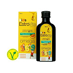 EstroVita Kids Omega 3-6-9 płyn o smaku pomarańczowo-bananowym dla dzieci, 150 ml