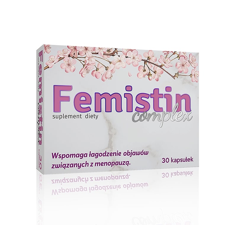 Femistin complex, kapsułki ze składnikami wspomagającymi łagodzenie objawów menopauzy, 30 szt.