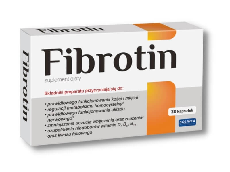 Fibrotin, kapsułk, 30 szt. KRÓTKA DATA 31.10.2024