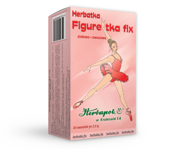 Figuretka fix , ziołowo-owocowa herbata dla osób chcących utrzymać prawidłową wagę, 20 sasz.