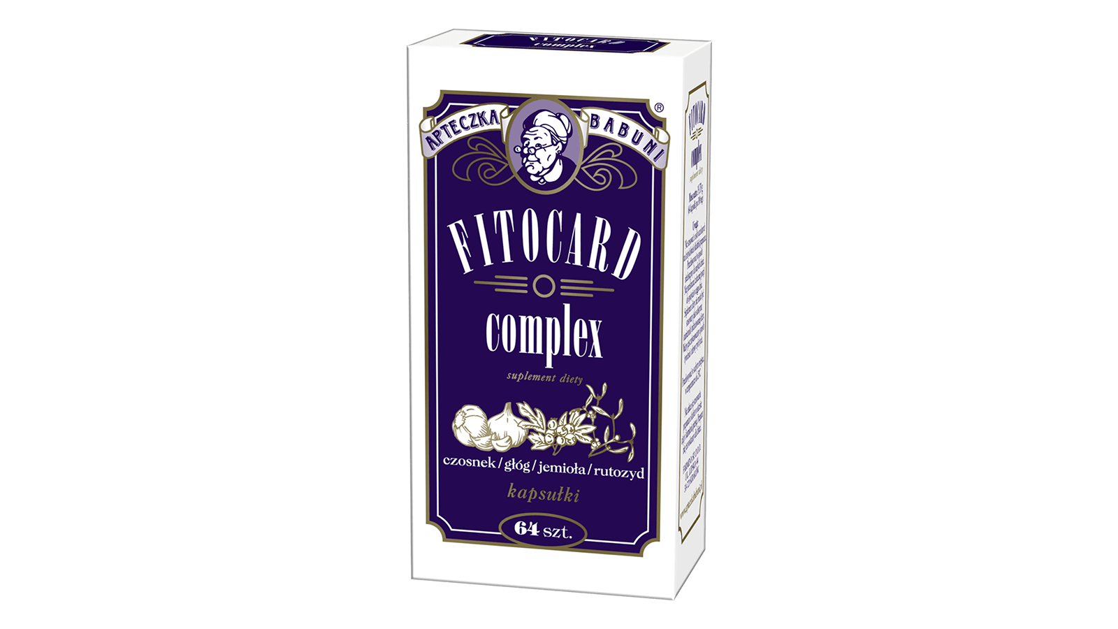 Fitocard Complex, kapsułki wspomagająca funkcjonowanie krążenia i pracę serca, 64 szt.