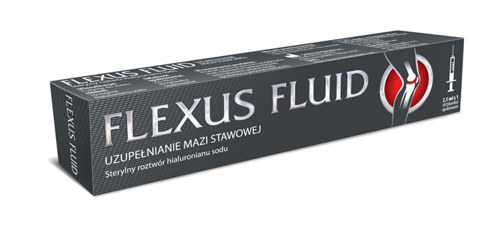 Flexus Fluid , roztwór do wstrzyknięcia uzupełniający maź stawową, 1 szt.