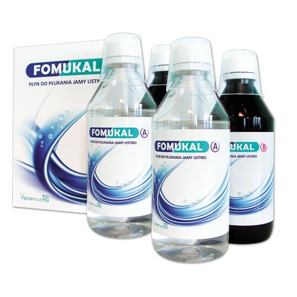 Fomukal, płyn do płukania jamy ustnej, 4 x 225 ml