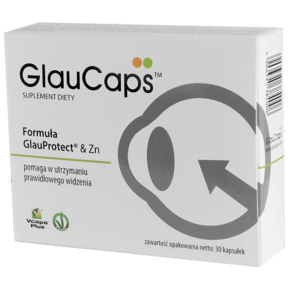 GlauCaps kapsułki ze składnikami wspomagającymi w utrzymaniu prawidłowego widzenia,30 szt.